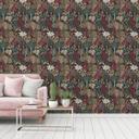 Architects Paper Floral Impression - Papier peint intissé jungle, noir