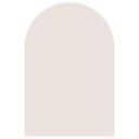 Wall Sticker Rund bue bred - Beige
