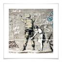 Plakat - Banksy - Girl searching soldier