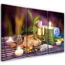 3-delt lærredsprint, Zen Plant Candle