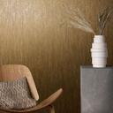 Ensfarvet non-woven tapet Natural Opulence brun