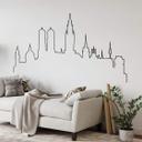 Muursticker Munchen Skyline Outline