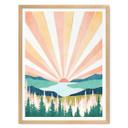 Póster SpaceFrog Designs - Verano retro