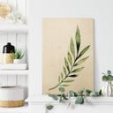 Cuadro de madera Kvilis - Hoja de palmera