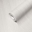 Papel pintado blanco gris moderno no tejido monocromo liso para dormitorio, salón