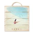 Cuadro de madera Rivers - Hawai - 40x41,5 cm