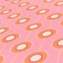Retro look tapet med prikker orange pink - Ikke-vævet tapet med grafisk mønster - struktureret tapet med afskalning og klæbning