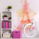 Papier peint photo - La Tour Eiffel Aquarelle - vertical