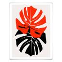 Póster Kubistika - Dúo Monstera