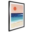 Póster chica surfista al atardecer - Rivers