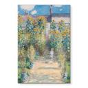 Billede Monet - Monets have i Vétheuil – print på aluminium (Alu-Dibond)