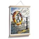 Póster Zamart - Kandinsky se encuentra con Hamburgo en el puerto