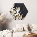 Hexagon Dibond Flyvende traner - SpaceFrog Designs