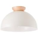Deckenleuchte Lorena, beige, 20,5 x 35 cm, Holz Pilz