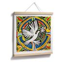 Póster Paloma de la paz de colores - Inspirado en Matisse - Zamart - Cuadrado