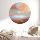 Billede Luminous field in the sunlight - Schmucker - Alu-Dibond Round