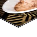 Geborsteld Alu-Dibond met goud-, zilver- & kopereffect - Barista Coffee - Pictufy Studio