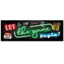 Canvasbillede, neon til gamere