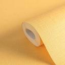 Gult non-woven tapet med en let tekstilstruktur fra A.S. Creation