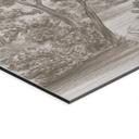 Wanddecoratie met tuinlandschap in beige - Ms Tiff - Alu-Dibond