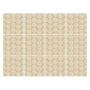 Azulejos Adhesivos Boho - Círculos capuchino - Lote de 12