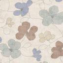 Papier peint non tissé floral - motif à rayures fines dans les tons naturels & gris