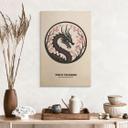 Cuadro de madera signo del zodiaco chino - Año del Dragón - Paperago