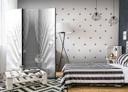 Screen room divider - Mneme, 3-delt - 135x172 cm