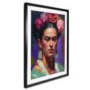 Póster Treechild - Retrato de Frida Kahlo