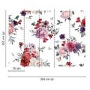 non-woven tapet FlowerBouquet roser fototapet Designwalls i pink og hvid 