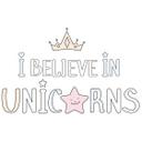Sticker mural Kvilis - I believe in Unicorn