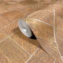 Papel pintado no tejido de cuadros dorados, rombos gráficos geométricos