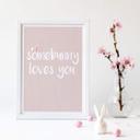 Poster Somebunny loves you