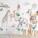 Sticker mural Kvilis - Animaux d'Afrique (20 pièces)