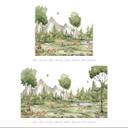Oliver Robins - fotomural animales lindos en el bosque