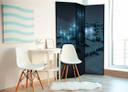 Screen room divider - City by night, 3-delt