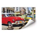 Poster autocollant - W - Voitures de Cuba