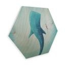 Hexagone - Placage bois de bouleau - Rivers - Le requin baleine
