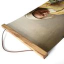 Póster de tela Vermeer - La lechera - Panorama