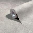 Papel pintado no tejido aspecto hormigón aspecto yeso liso mate en gris 