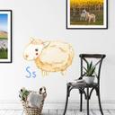 Muursticker Loske S is van Schaap