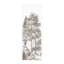 Textielposter bos met boslandschap in beige - Ms Tiff - Panorama