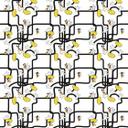 Non-woven tapet - Mickey Mouse fodlabyrint - 200 x 280 cm
