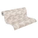 papel pintado 3D sostenible - papel pintado no tejido retro de A.S. Création Gris Greige 385061 