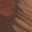 Papel pintado Hoja de palma marrón óxido rojo - estampado de hojas tropicales - papel pintado no tejido