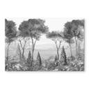 Wanddecoratie Idyllisch plantenlandschap - Ms Tiff - Alu-Dibond