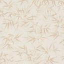 Bladtapet creme beige - subtilt tapet med mønster med bambuslook - Ikke-vævet tapet