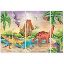 5-delt lærredsprint, Dinosaurer ved søen