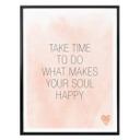 Plakat - Confetti & Cream - Take Time