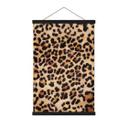 Póster de tela de leopardo salvaje - Animal Print - Tunaboylu